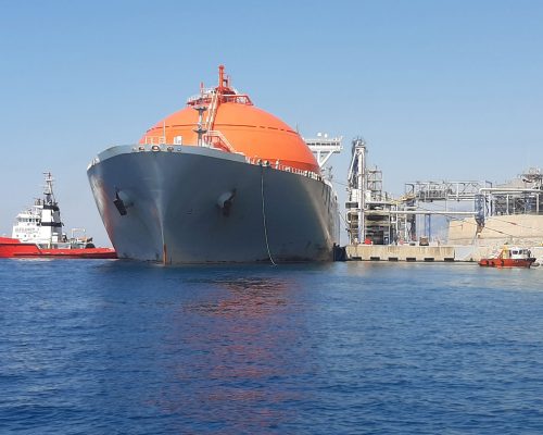 LNG carrier at Revithoussa 20200726 113908 edit