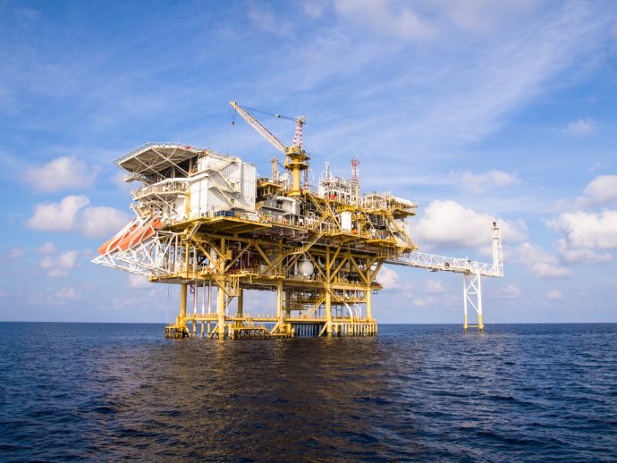 Offshore production platform sea oil gas production