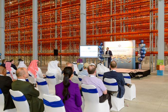 Photo 1 Henrik Althen GAC Qatar General Manager at the warehouse inauguration ceremony in Ras Bufontas Free Zone